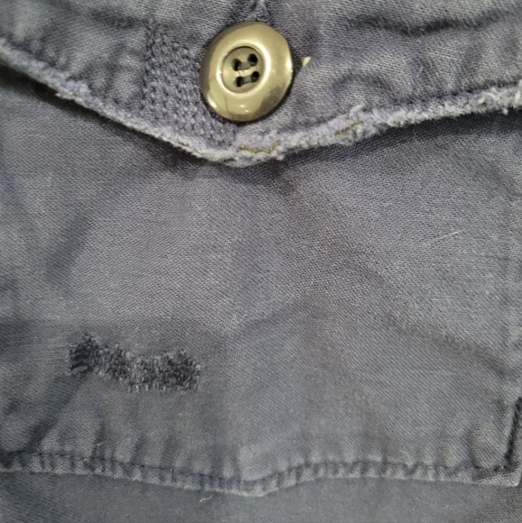 ZARA Find Your Way distressed button up shirt/jacket, overshirt Womens Med. - Picture 6 of 11